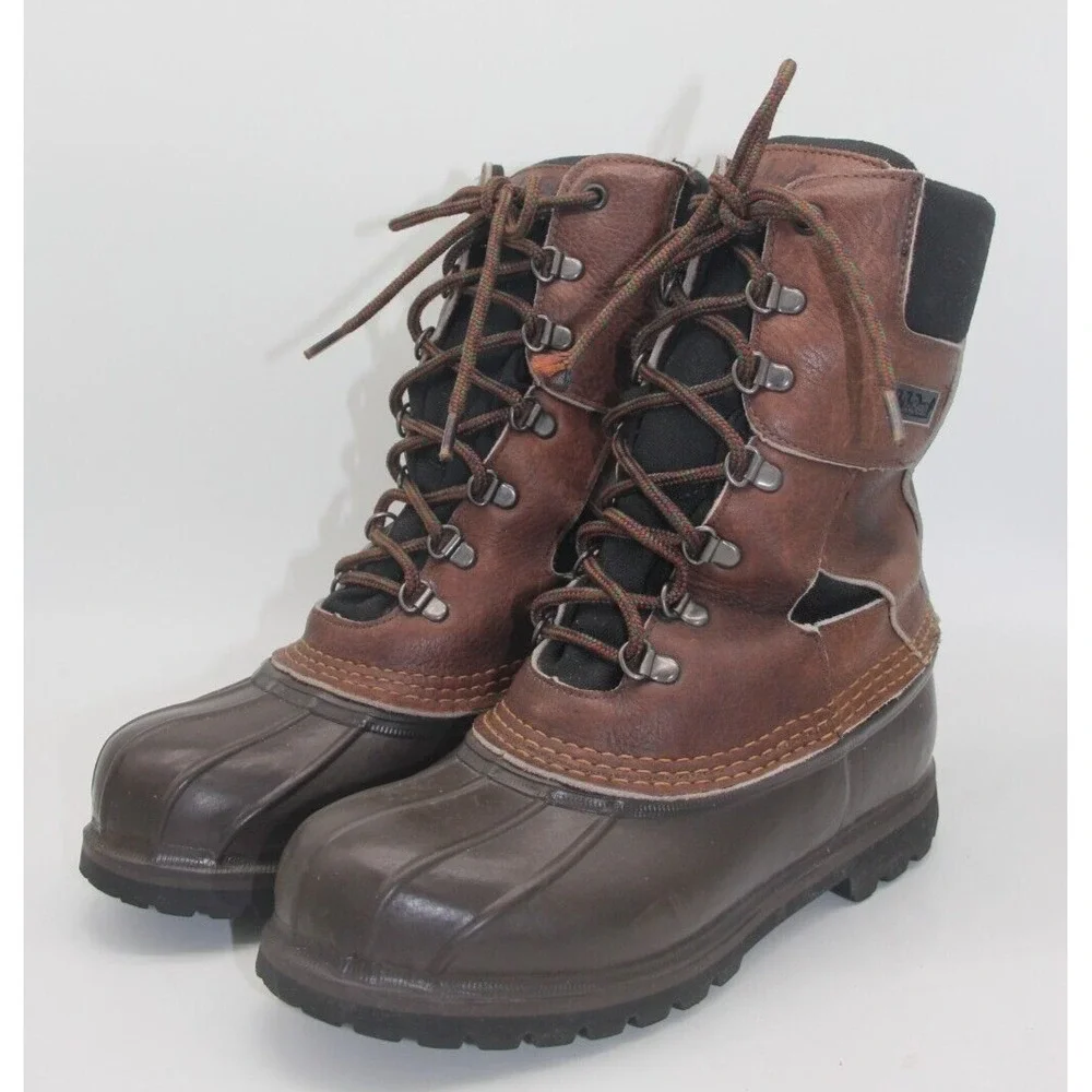 LL Bean Maine Hunting Shoe Boots Women's 6 Brown Goretex Gorpcore Granolagirl